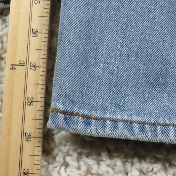 Levi's* 505 Straight Fit Denim Blue Jeans Size~ 36" x 29" - Picture 9 of 12